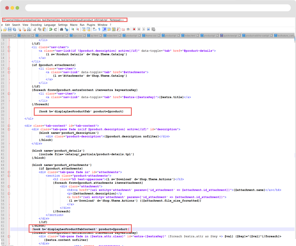 Upload theme